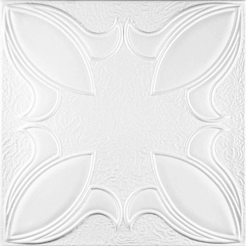 Tavan fals decorativ, polistiren extrudat, C2028, alb, 50 50 x 0.3 cm - Damira